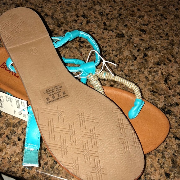 Bongo women’s turquoise wasabi t strap 8 - Picture 3 of 3